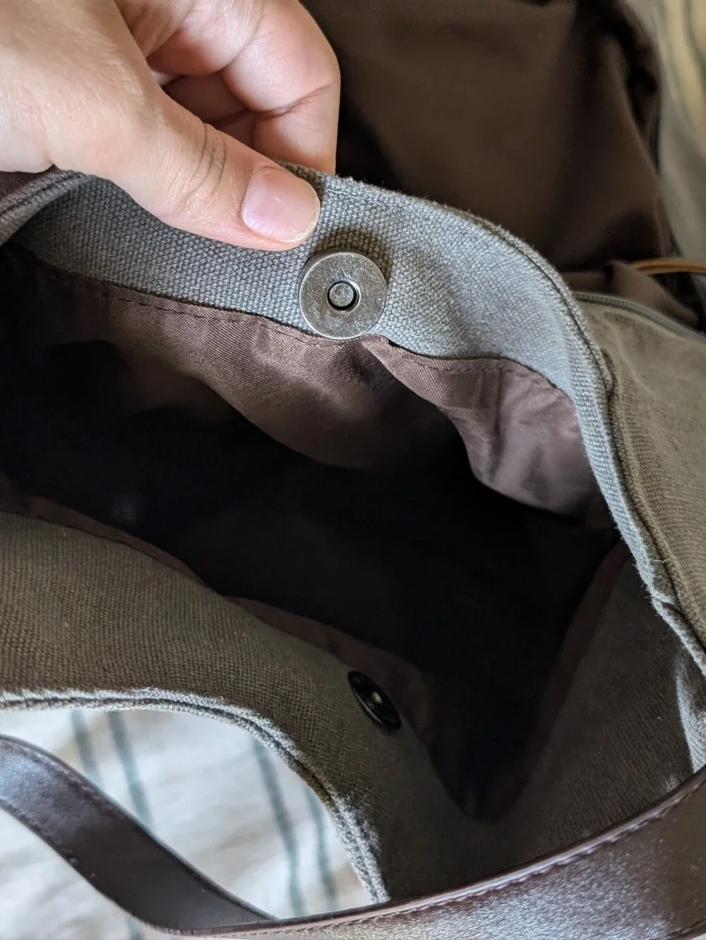 Cute Functional Brown Bag With Lots Of Pockets